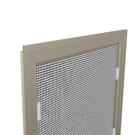 Ritescreen 26 in W x 62 in H Casement Window Screen, CA4, Aluminum Mesh, Clay CA4-A22-MSAL-L00-H62-W26